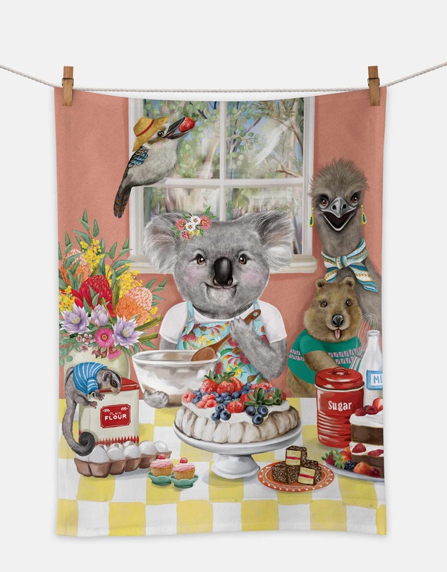 La La Land - Tea Towel Happy Days Baking