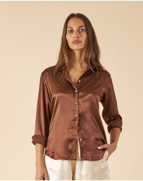 CAMIXA - Satin Silk Shirt