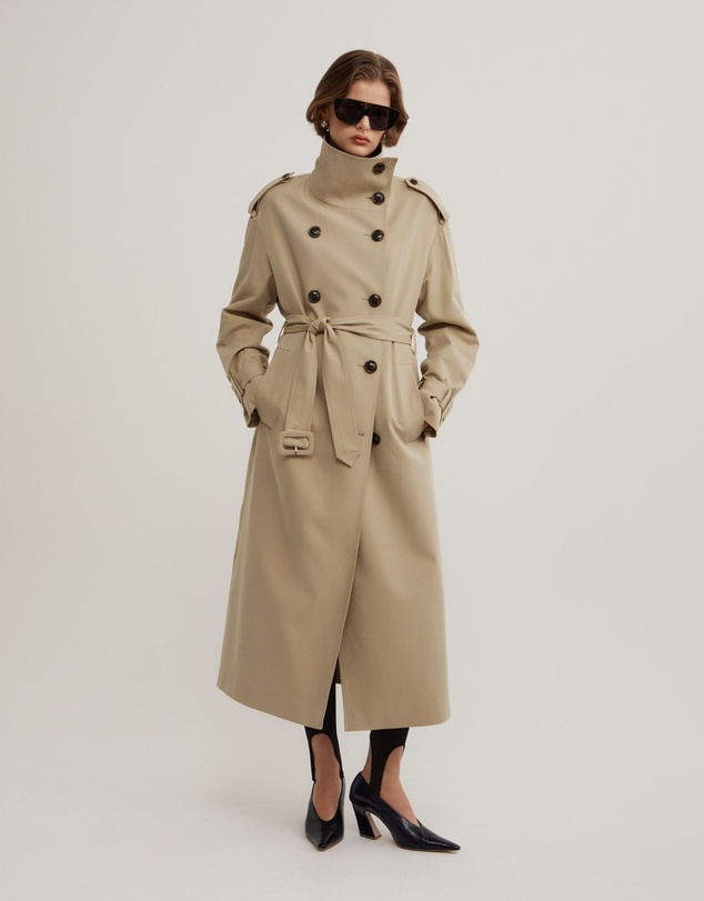 Witchery - Funnel Collar Trench Coat