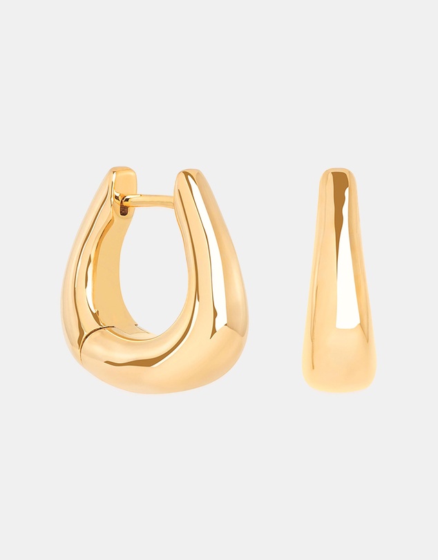 Astrid & Miyu - Saddle Small Hoops