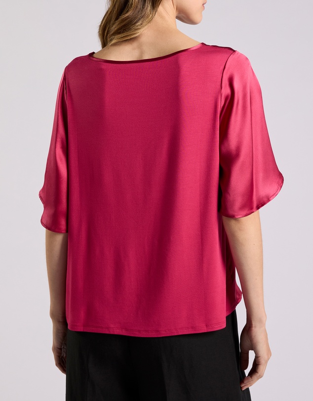 David Lawrence - Amora Silk Mix Top