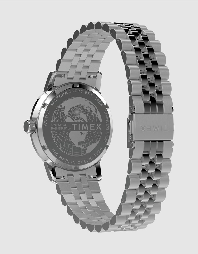 TIMEX - Marlin® Quartz GMT 40mm Stainless Steel Bracelet Watch