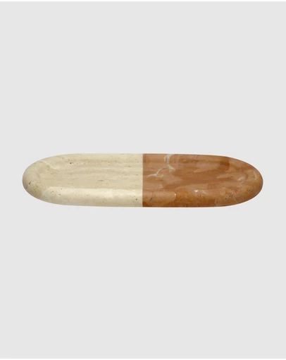 Greg Natale - Polar Tray Coral & Travertine