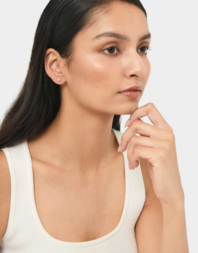 Forcast - Macy Sterling Silver Plated 2 Way Earrings