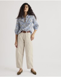 Seasalt - Seasalt Cornwall Blue Hope Cottage Blouse