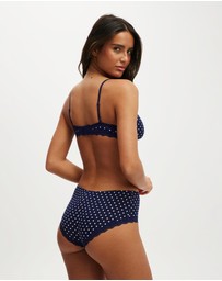 Cotton On Body - Cotton Lace Triangle Padded Bralette