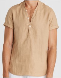 Aqua Blu Australia - Caramel Aaron Shirt
