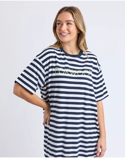 Foxwood - Simplified Stripe Tee Dress
