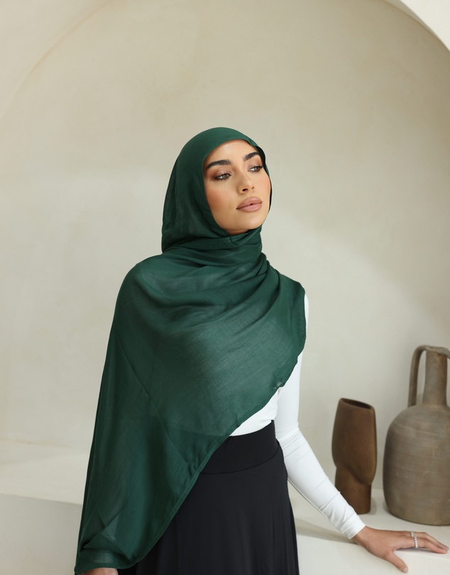 Mod Squad - Double Stitch Hijab- Emerald