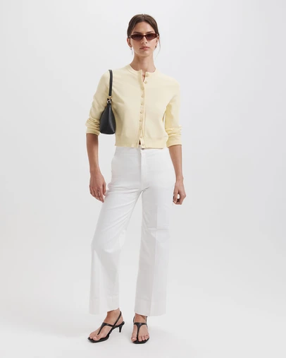 SABA - Ava Cropped Wide Leg Jean