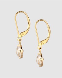Elli Jewelry - Earrings Hanger Crystal 925 Sterling Silver Gold-Plated