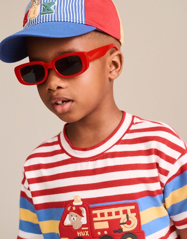 Huxbaby - Fireman Hux Stripe Tee - Babies-Kids