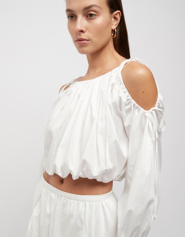 FRIEND of AUDREY - Kehlani Tie Crop Top
