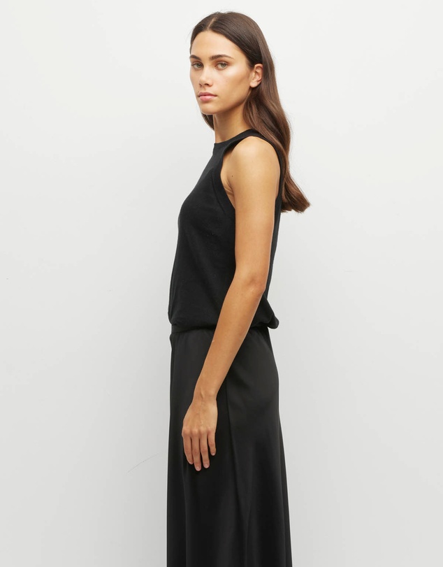 JH Lounge - JHL Luxe Tank (Luxe Cotton Cashmere) Black