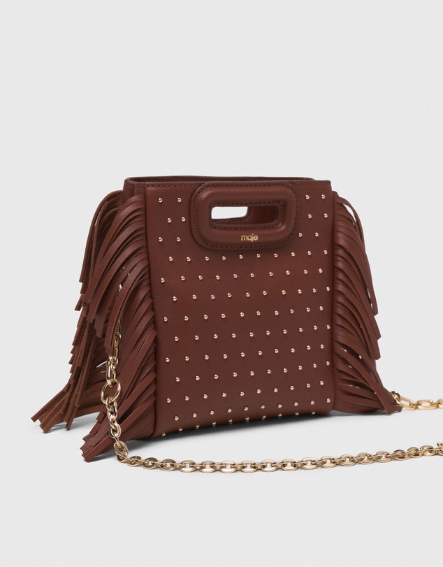 Maje - Mini Dots Studs Handbag