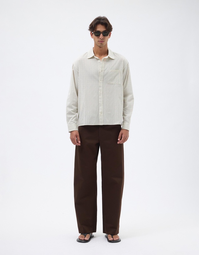 AERE - Cotton Twill Wide Trousers