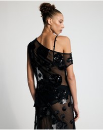 Lover - Alexis Asymmetric Sequin Top