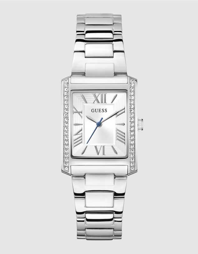 GUESS - Guess Ladies Silver Tone 27mm Analogue Watch