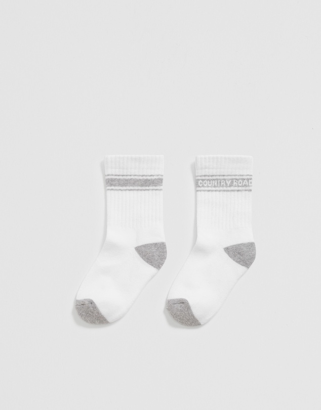 Country Road - Organically Grown Cotton Blend Cr Sport Crew Sock