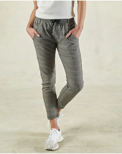 DRICOPER DENIM - Active Vintage Cobalt Check Jeans