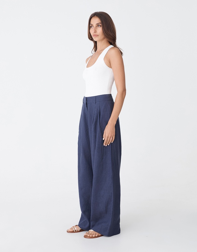 Forcast - Ami Wide Leg Linen Pants