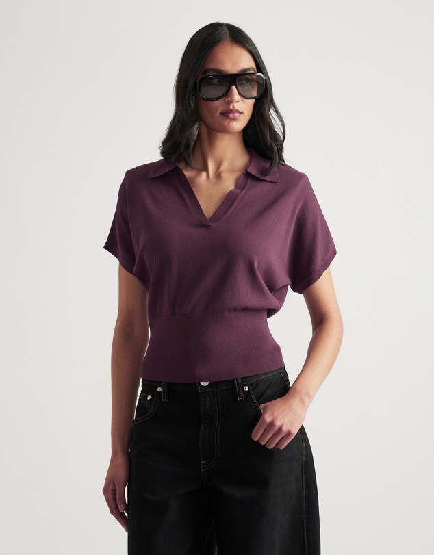 Decjuba - Wren Short Sleeve Polo Jumper