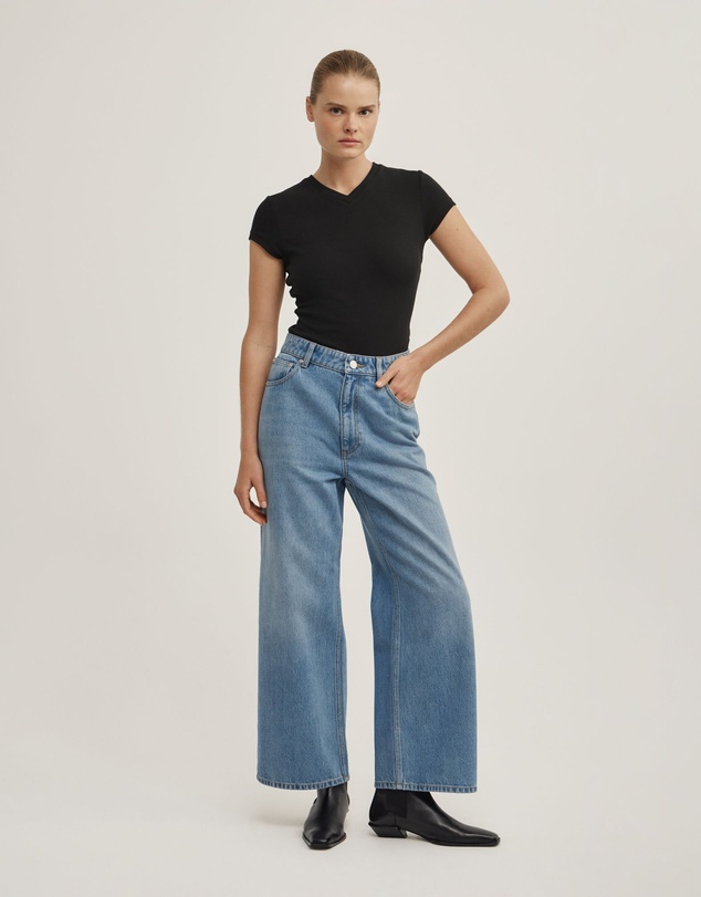 Witchery - Wide Leg Crop Jeans