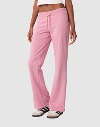 EDIKTED - Malibu Straight Flared Sweatpants