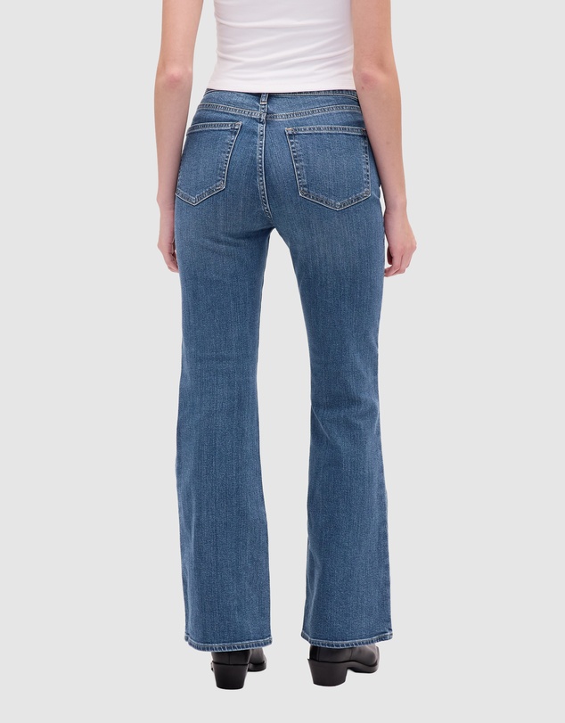 GAP - 70s Flare HR Med Heron Jeans