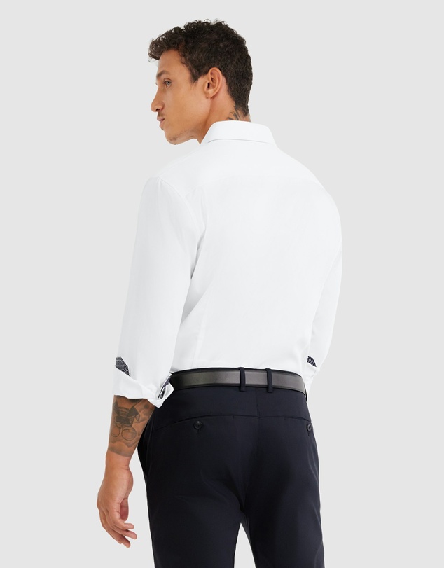 Tarocash - Iko Slim Stretch Bamboo Shirt