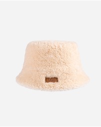 Ozwear Connection Uggs - Ugg Curly Sheepskin Bucket Hat