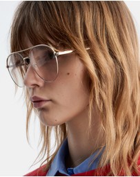 & Other Stories - Slim Aviator-Frame Sunglasses