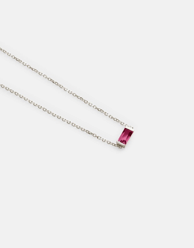 Kirstin Ash - Baguette Birthstone Bracelet July Ruby