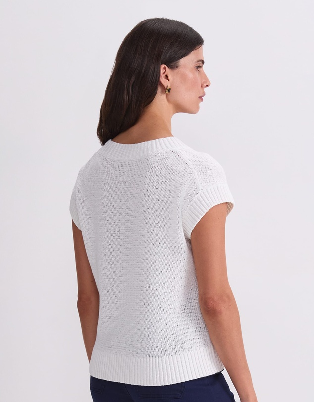 Sportscraft - Josie Tape Yarn V Neck Tank