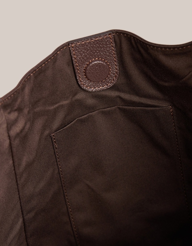 VESTIRSI - Scarlett 2.0 Dark Chocolate Leather Hobo