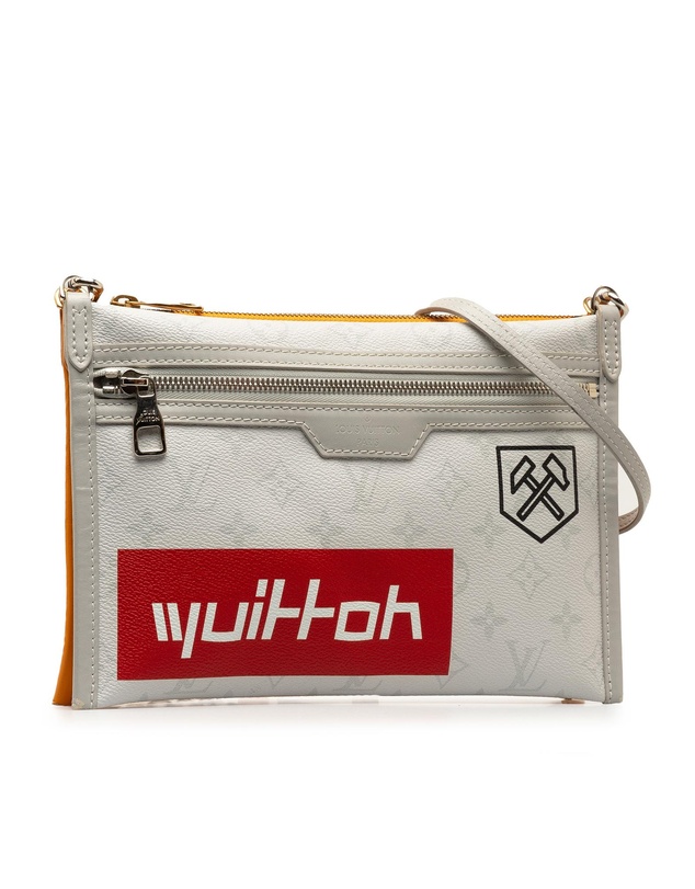 Pre-Loved by Azura Reborn - Pre-Loved Monogram Antartica Double Flat Messenger