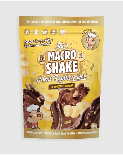 Macro Mike - The Macro Shake Meal Replacement PB Chocolate Banana