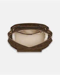 Oroton - Mica Large Bowler Suede