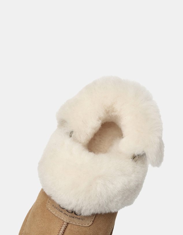 EVERAU - Australian Shepherd Ugg Muna Platform Cow Suede Upper House Shoes