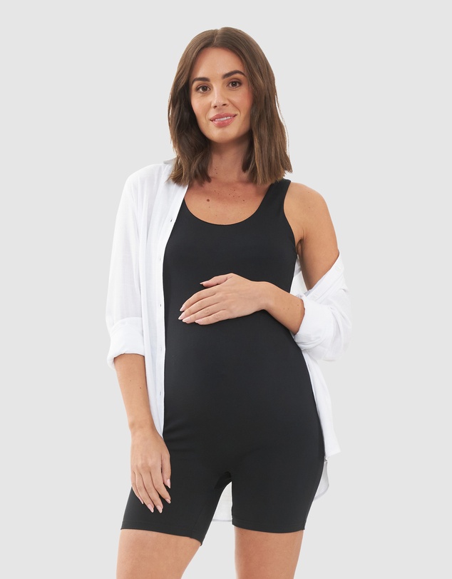 Ripe Maternity - Luxe Knit Short Body Suit