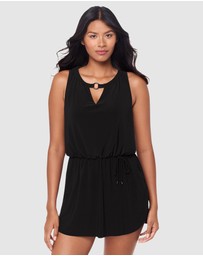 Magicsuit - Effie Tie Waist Short Shaping Swimdress
