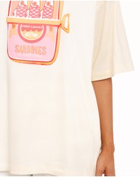 Petal & Pup - Sardines Tee - Pale Yellow