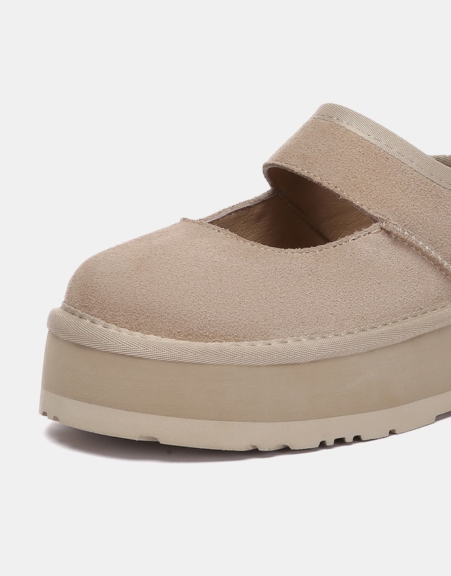 EVERAU - EverAU Ugg Moana Cow Suede Upper Loafer Oxfords Flats