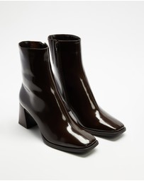 Dazie - Leonie Block Heel Ankle Boots
