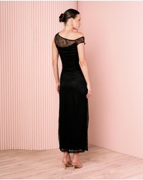 Azzurielle - Blair Off Shoulder Maxi Dress