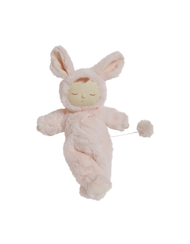 Olli Ella - Lullaby Cozy Dinkum Bunny Moppet - Pink