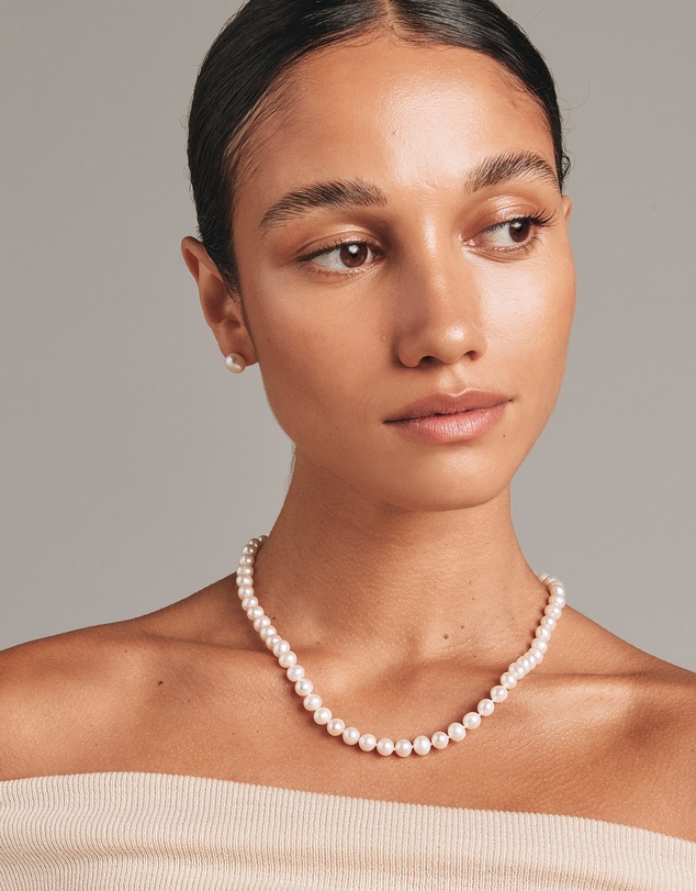 Michael Hill - Cultured Freshwater Pearl Necklace in 10kt Yellow Gold