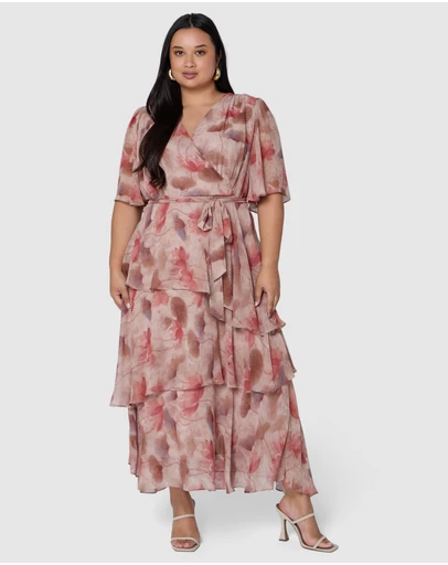 Pink Dusk by Curve Project - Hypnotic Maxi Dress