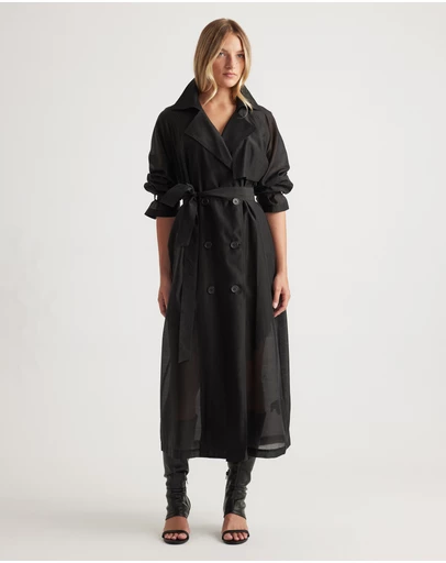 Decjuba - Briar Sheer Trench Coat