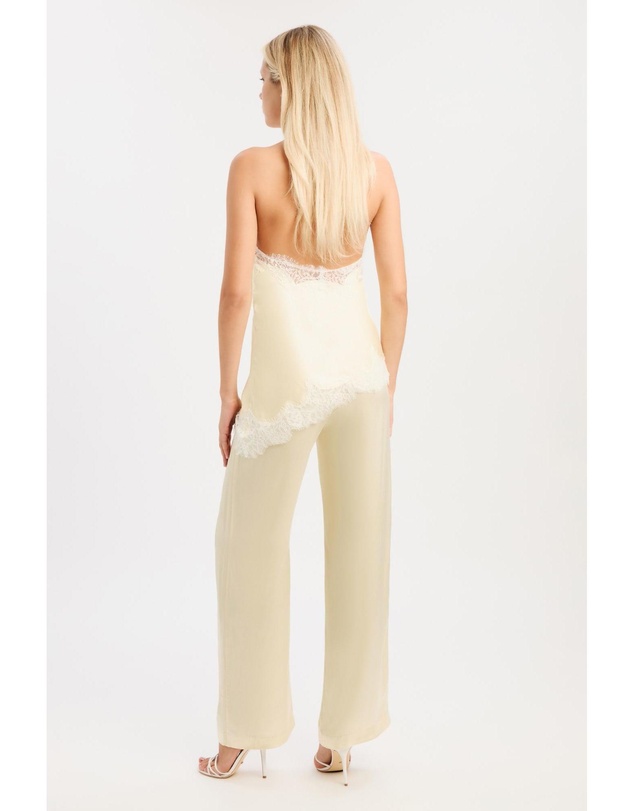 Bardot - Devin Mid Rise Satin Pant